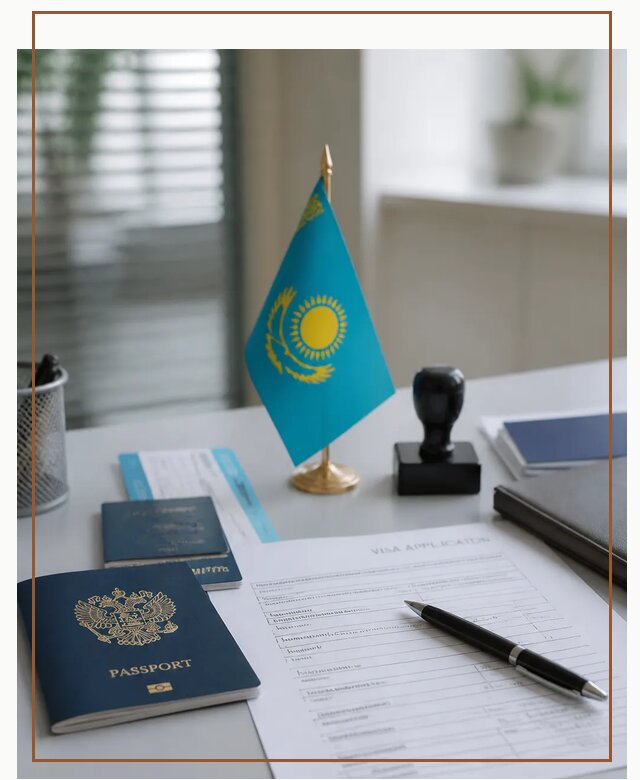 Оформление визы в Казахстан для поездки и работы в Вязьме