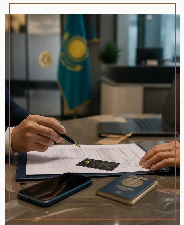 Открытие счета и банковской карты в Казахстане в Вязьме
